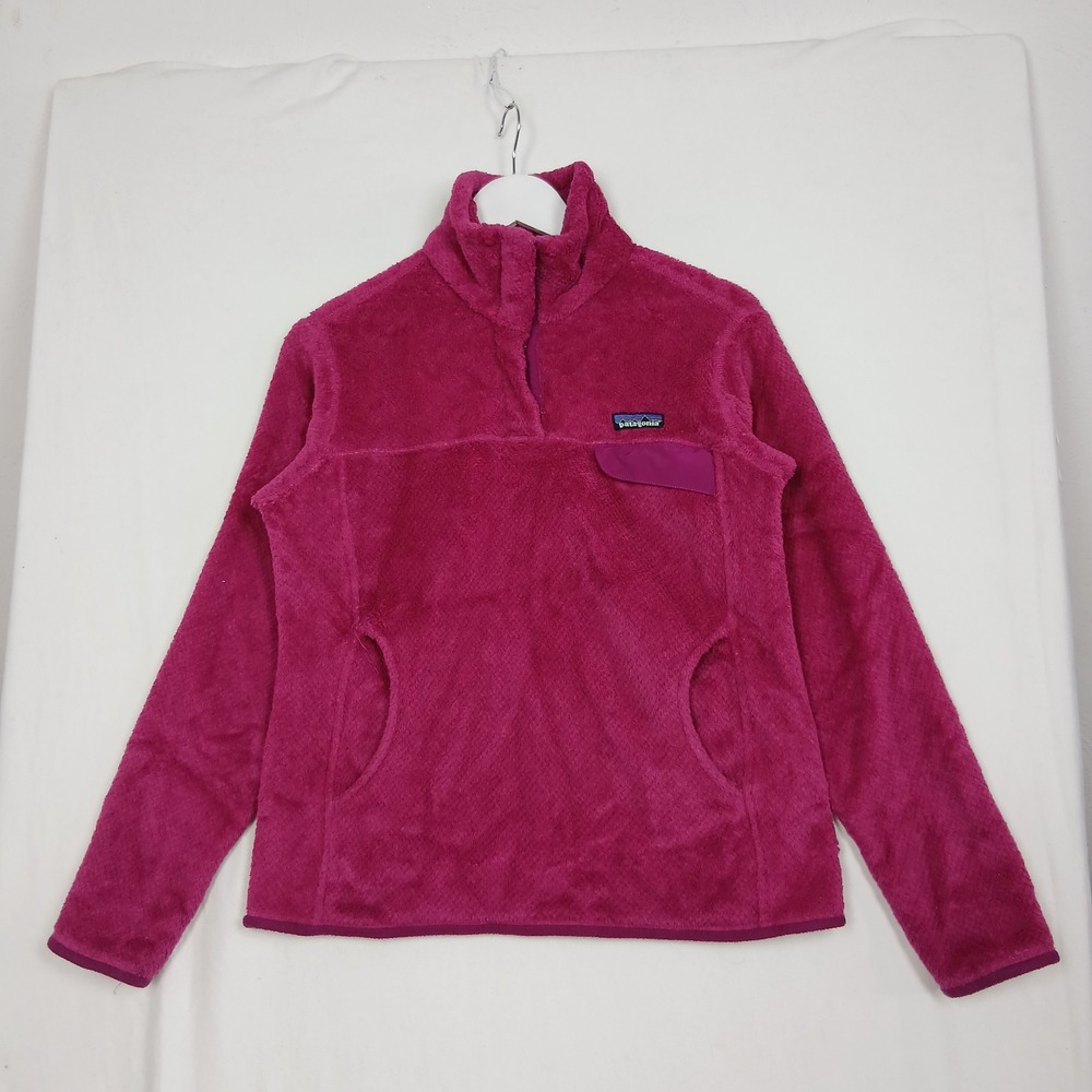 Patagonia Re-Tool Snap-T Fleece Pullover Magenta Pink Womens Medium